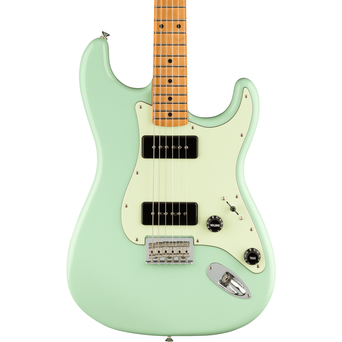 Fender Noventa Stratocaster Electric Guitar in Surf Green (New)