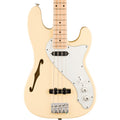 Squier Paranormal Precision Bass Thinline SJ - Maple Fingerboard, Vintage White (New)