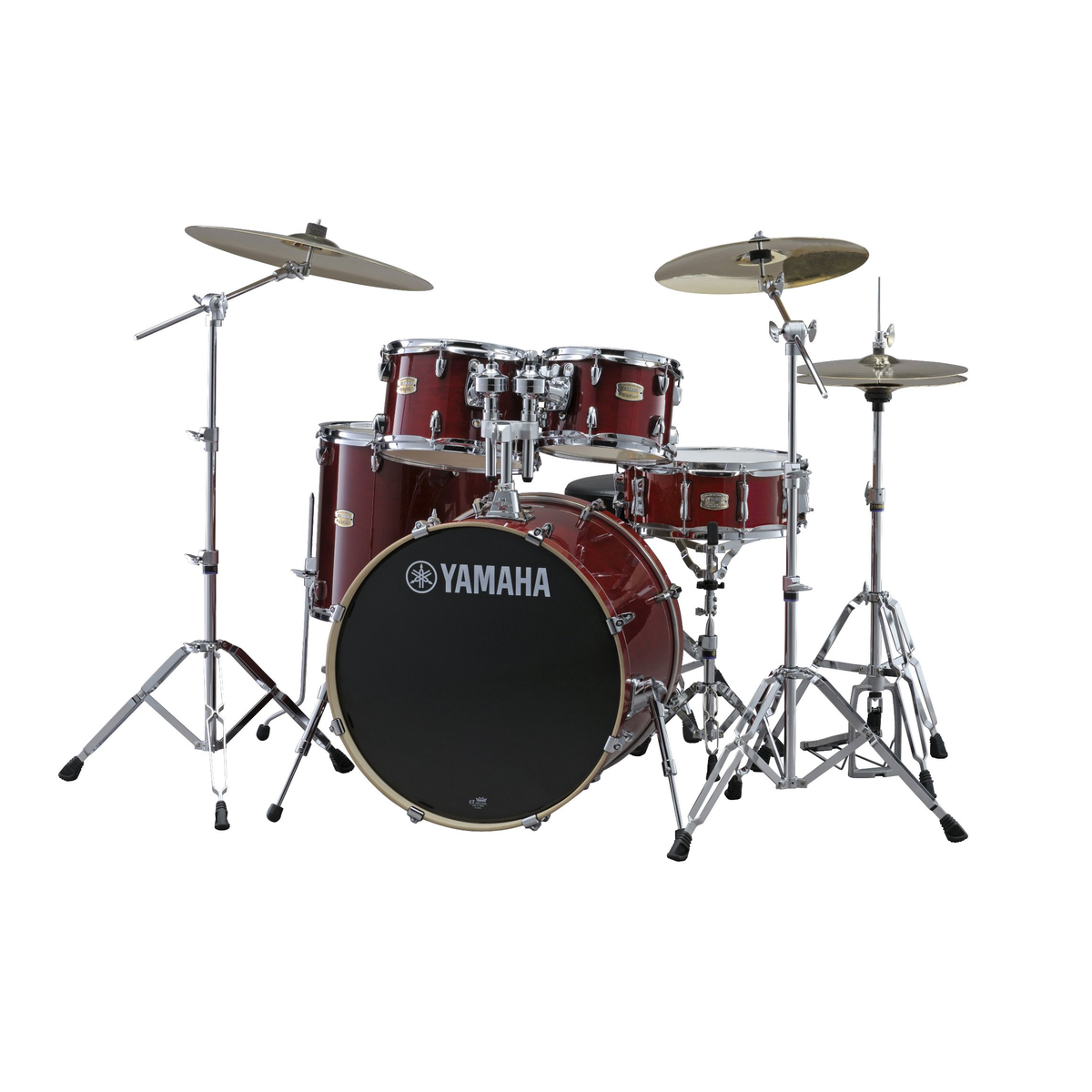 Yamaha Stage Custom Birch 5-Piece Shell Pack with 22-Inch Kick (New / Cranberry Red)
