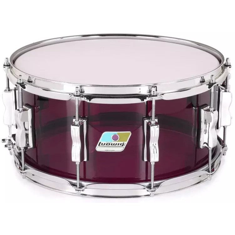 Ludwig 6.5 x 14-Inch Vistalite Snare Drum - Purple Acrylic