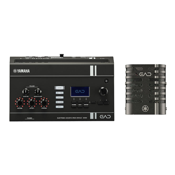 Yamaha EAD20 Electronic Acoustic Drum Module Featuring Advanced Sound Engine with Stereo Condenser Microphone and Trigger Pickup