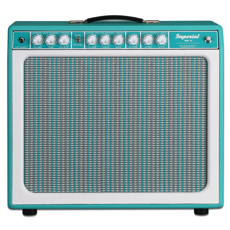 Tone King Imerpial MK II 20-Watt 1x12 Tube Combo Electric Guitar Amplifier - Turquoise (New)