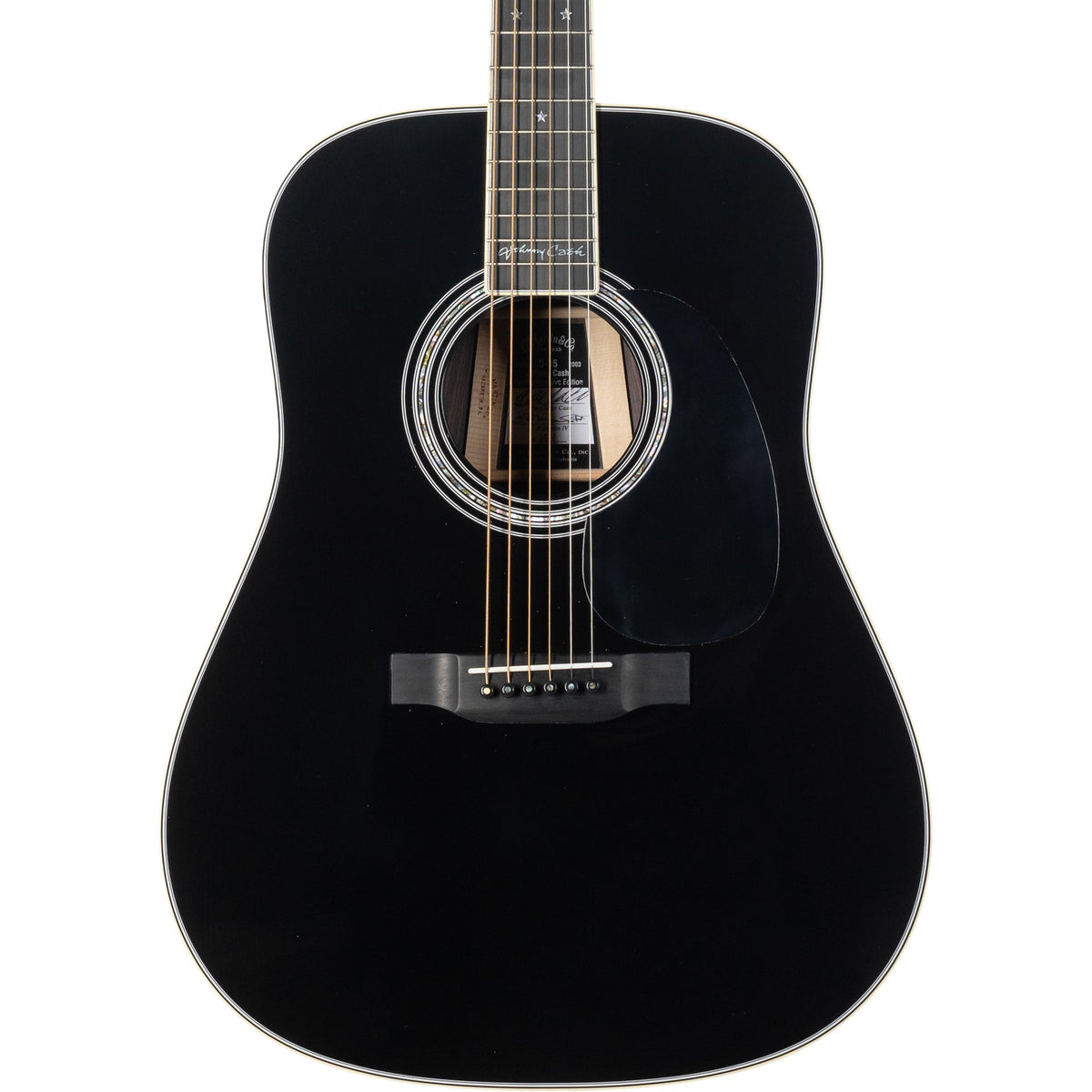 Martin D-35 Johnny Cash Special Edition Acoustic Guitar - Black (New)