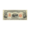 1901 $10 Bison Currency Note
