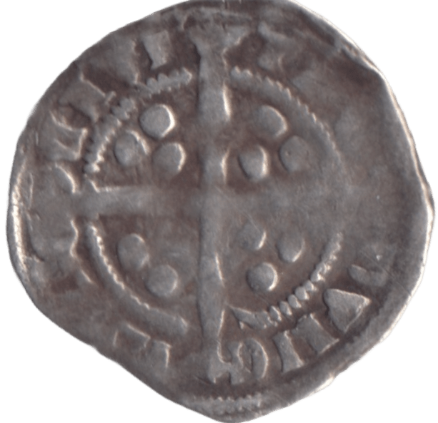 1279 SILVER PENNY EDWARD I DURHAM MINT