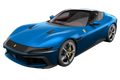 Pocher Ferrari 12cilindri Blu Corsa (Racing Blue) 1:8