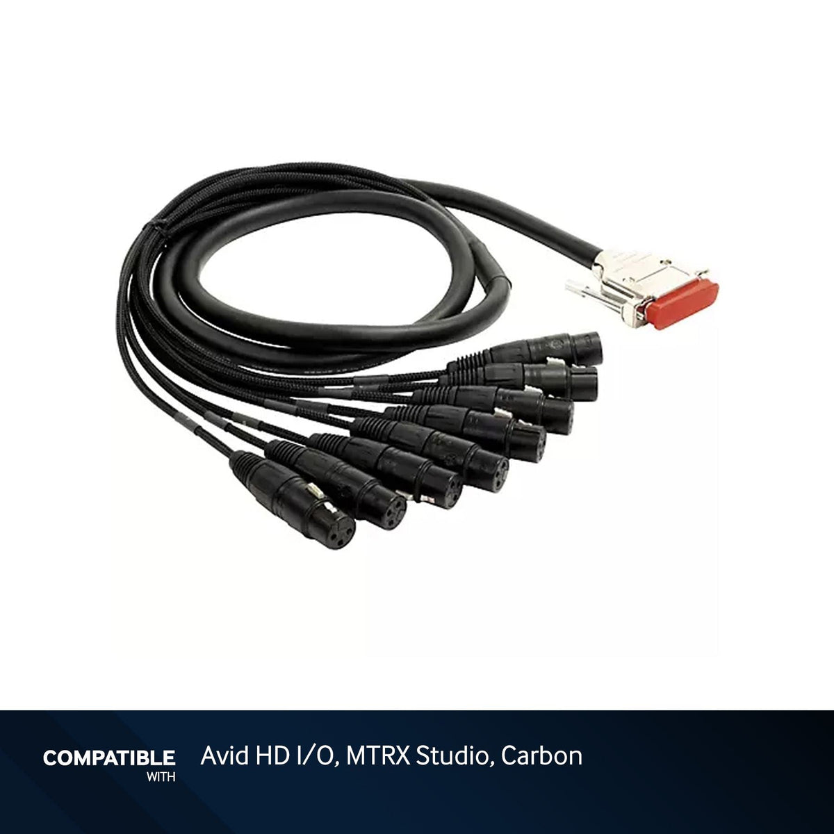 Mogami 10-foot DB-25 to XLRF 8-Channel Analog Snake for Avid HD I/O, MTRX Studio, and Carbon