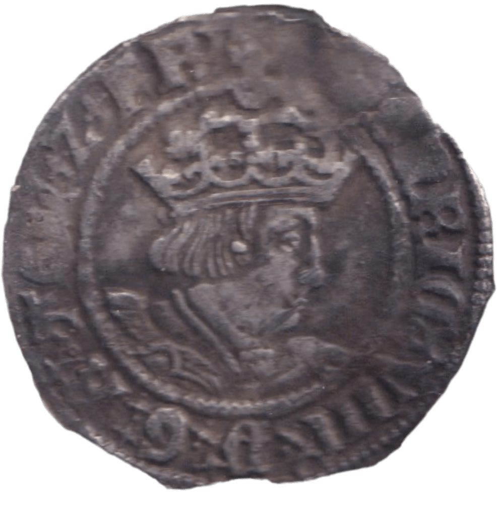 1526 SILVER HALF GROAT HENRY VIII CANTERBURY