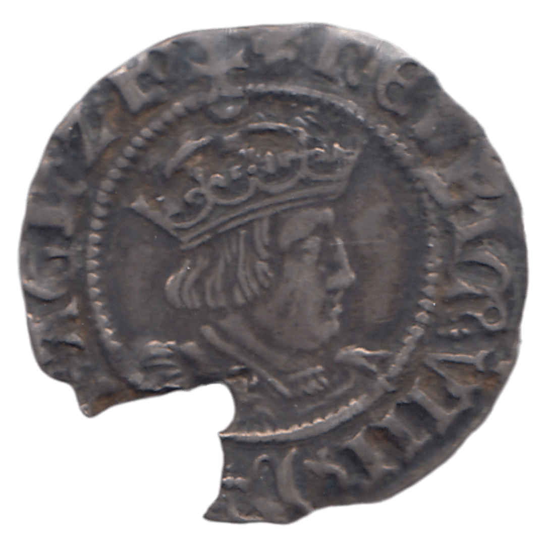 1526 SILVER HALF GROAT HENRY VIII