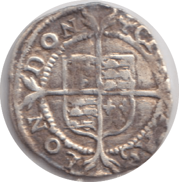 1560 SILVER PENNY ELIZABETH IST