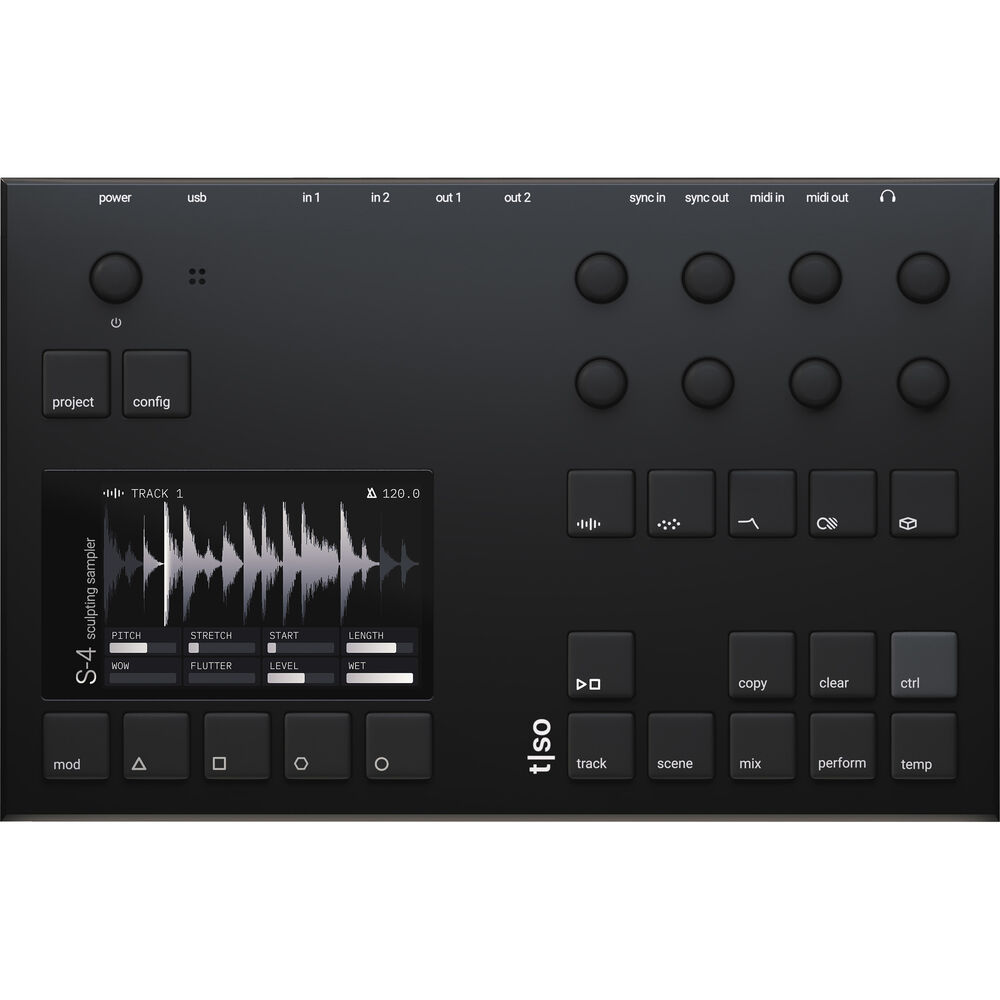 Torso Electronics S4 Sculpting Sampler Audio Instrument - Black (New)
