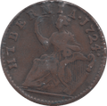 1724 IRISH HALFPENNY HIBERNIA USA COLONIAL