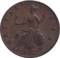 1729 HALFPENNY ( EF )