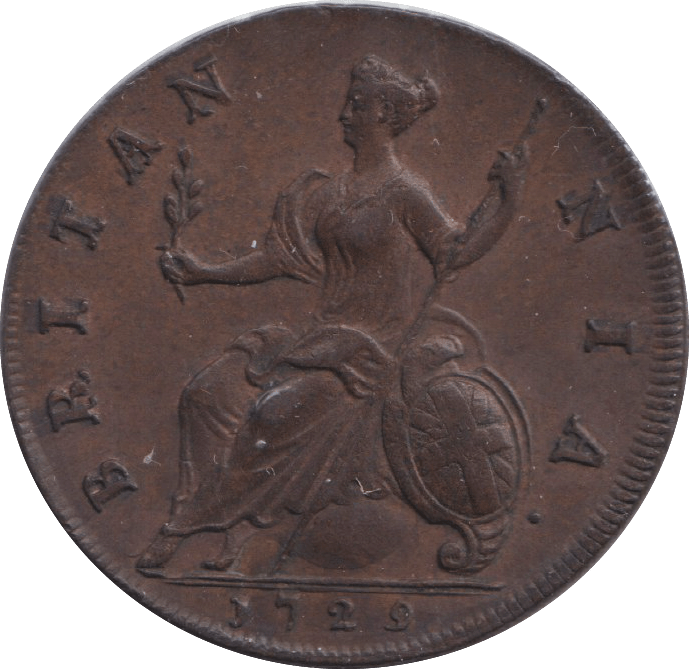1729 HALFPENNY ( EF )