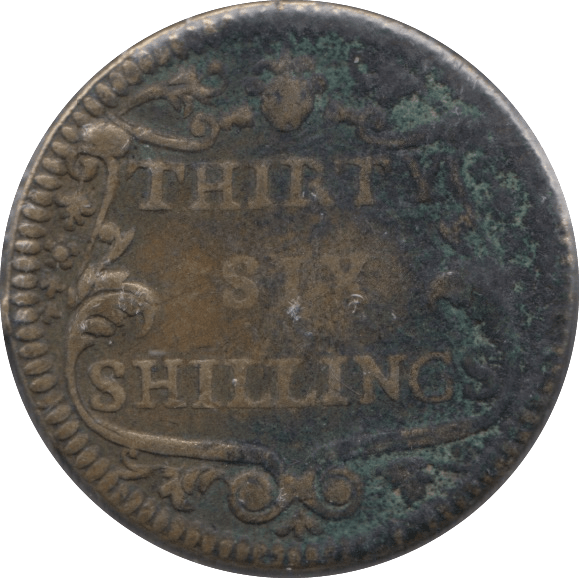 1730 BRITISH 36 SHILLINGS SCALE WEIGHT