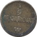 1730 PORTUGUESE HALF MOIDORE COIN SCALE WEIGHT
