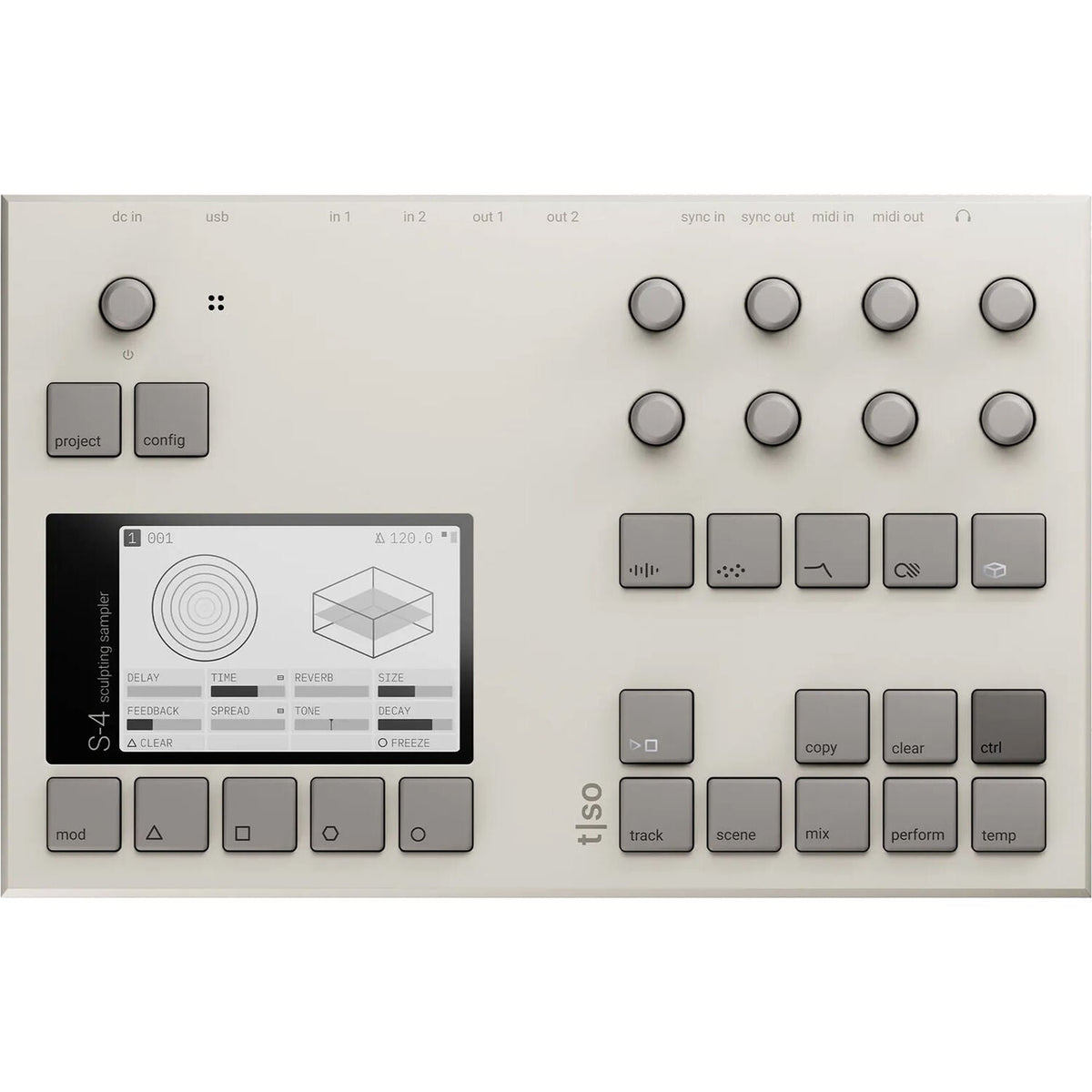 Torso Electronics S4 Sculpting Sampler Audio Instrument - White (New)