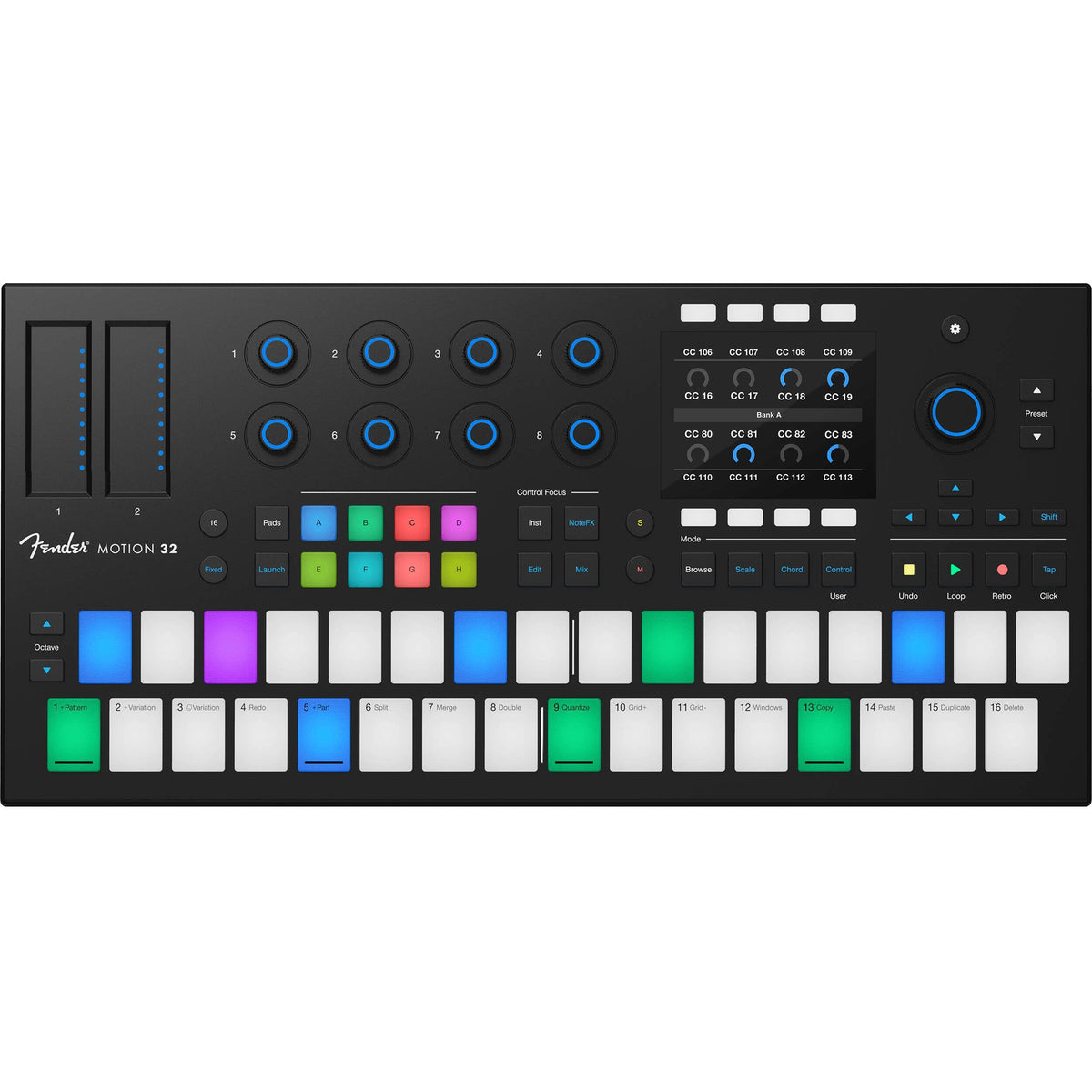 Fender Studio Motion 32 32-pad Production and Performance Controller (New)
