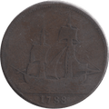 1788 HALFPENNY TOKEN WILKINSON IRONWORKS SHROPSHIRE