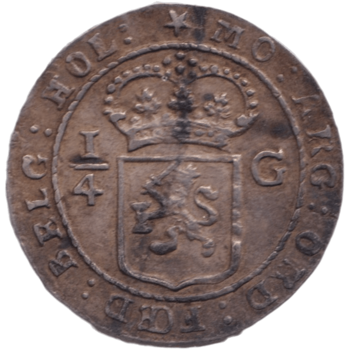 1802 QUATER GOLDEN NETHERLANDS