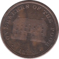 1812 OVERSEERS OF THE POOR PENNY TOKEN SHEFFIELD