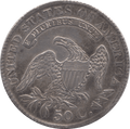 1829 SILVER 50 CENTS USA