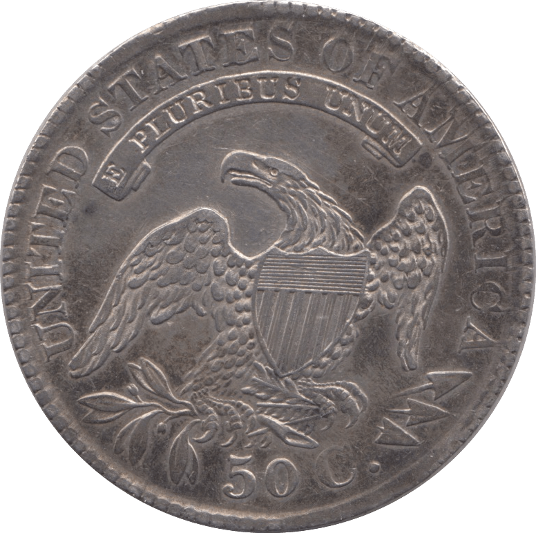 1829 SILVER 50 CENTS USA