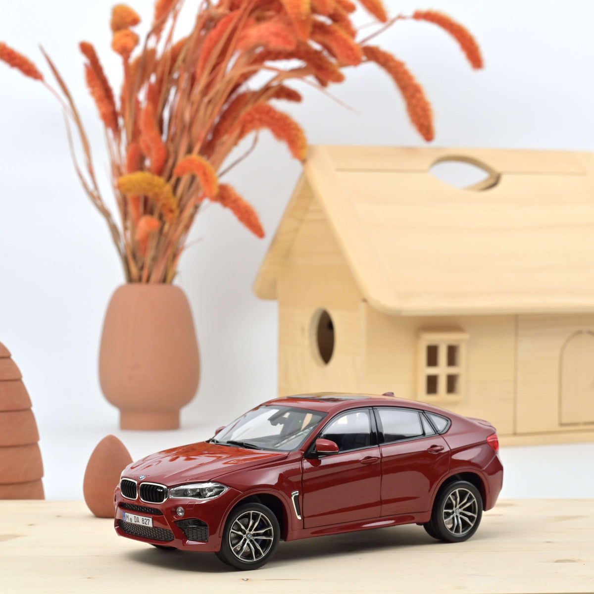 BMW X6 M 2015 Rouge métallisé 1/18