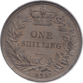 1839 SILVER SHILLING VICTORIA ( AUNC )