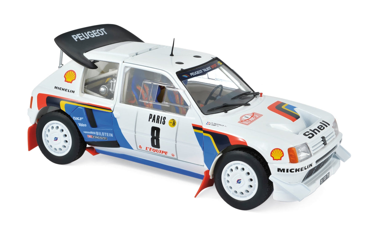 Peugeot 205 T16 1986 Rallye Monte-Carlo 8 Saby/Fauchille 1/18