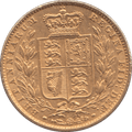 1860 GOLD SOVEREIGN ( GVF )