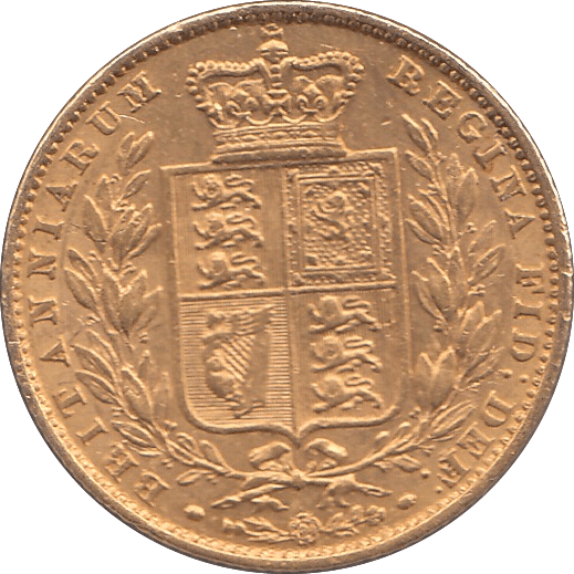 1860 GOLD SOVEREIGN ( GVF )