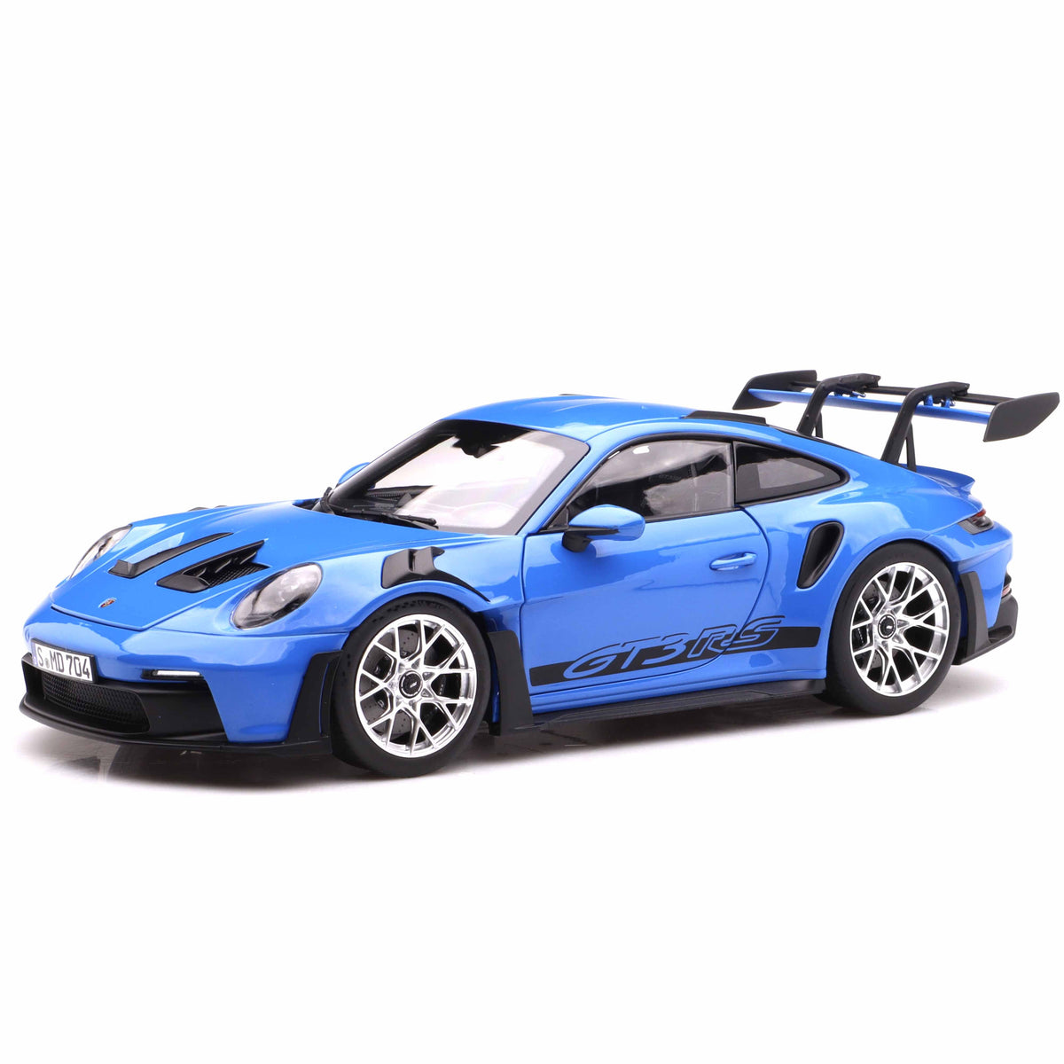 Porsche 911 GT3 RS avec pack Weissach 2022 Bleu requin 1/18