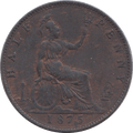 1875 HALFPENNY ( EF )