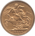 1888 GOLD SOVEREIGN ( VF )