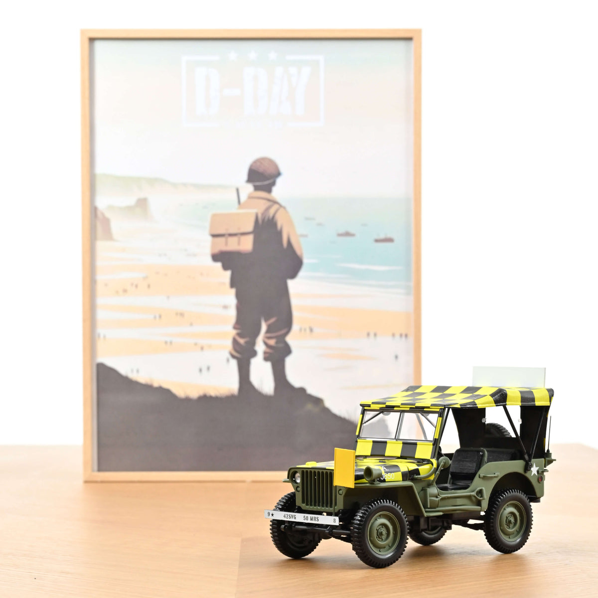 Jeep Militaire 1944 Follow Me 1/18 - 200pcs