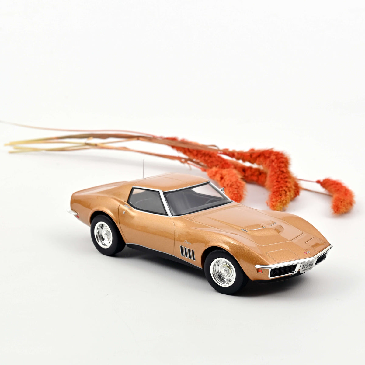 Chevrolet Corvette Coupé 1969 Or métallisé 1/18