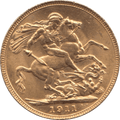 1911 GOLD SOVEREIGN ( UNC )