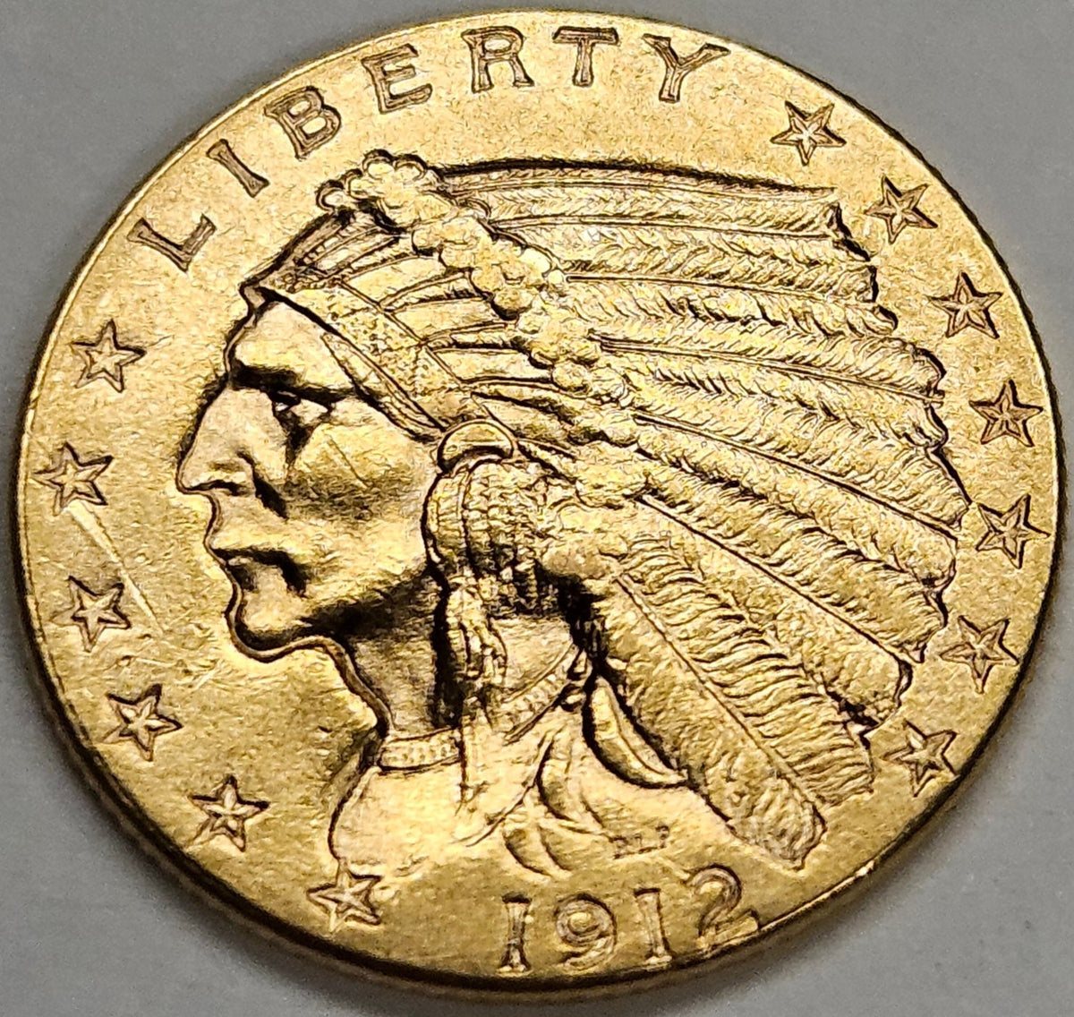1912 $2.50 Indian Gold . . . . Select Brilliant Uncirculated