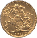 1915 GOLD SOVEREIGN ( AUNC )