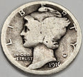 1916-D Mercury Dime . . . . About Good
