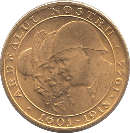 1944 GOLD 20 LEI ROMANIA