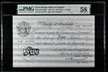 1947 WHITE FIVE POUNDS BANKNOTE PEPPIATT PMG 58 CHOICE ABOUT UNC L67057754