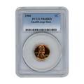 1960 Lincoln Cent - Small/Large Date PCGS PF68 RD