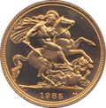 1985 GOLD SOVEREIGN ( PROOF )