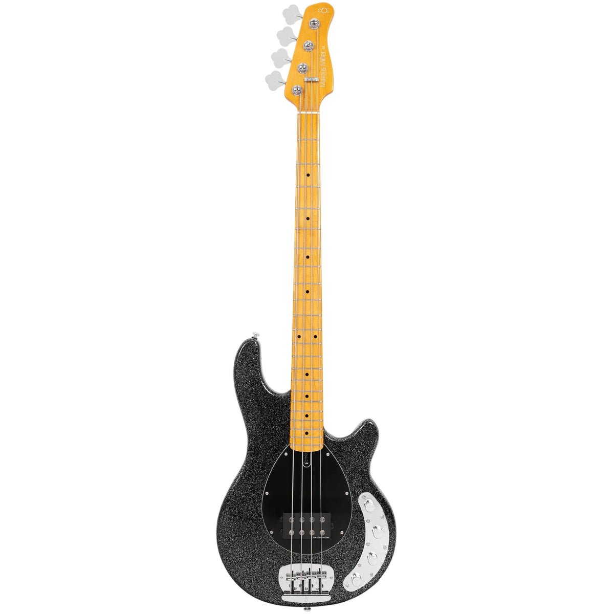 Sire Marcus Miller Z3 4-String Bass Guitar, Hard Maple Fingerboard, Sparkle Black
