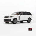 LCD 2022 Land Rover Range Rover SV Serenity White w/ Black Roof 1:18