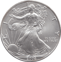 2002 AMERICAN EAGLE SILVER DOLLAR 1 OZ FINE SILVER USA