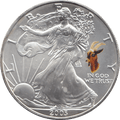 2003 AMERICAN EAGLE SILVER DOLLAR 1 OZ FINE SILVER USA GOAT PRIVY MARK