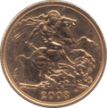 2008 GOLD SOVEREIGN ( BU )